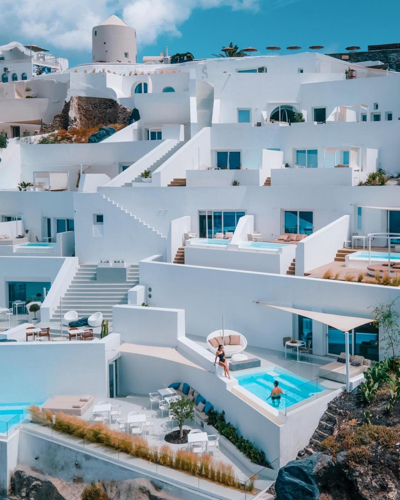 The Saint Hotel Oia  Bagian luar foto